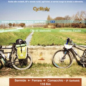 2a/B Guida Cicloturistica: Sermide -FERRARA - Comacchio (porto Garibaldi)