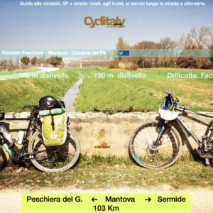 2a/A  Guida Cicloturistica: Peschiera del Garda - MANTOVA - Sermide