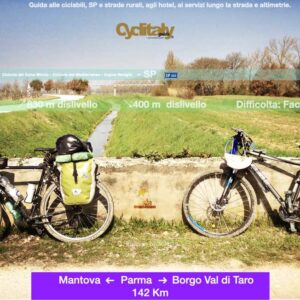2b/A Guida Cicloturistica: (1a parte) MANTOVA - Parma - Borgo Val di Taro