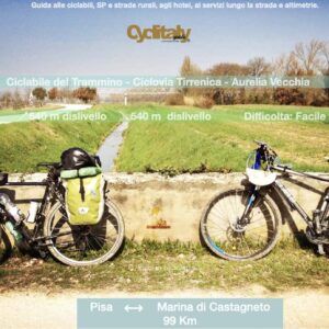 2b/D Guida Cicloturistica: (1a parte) Pisa - Rosignano Solvay - Marina di Castagneto